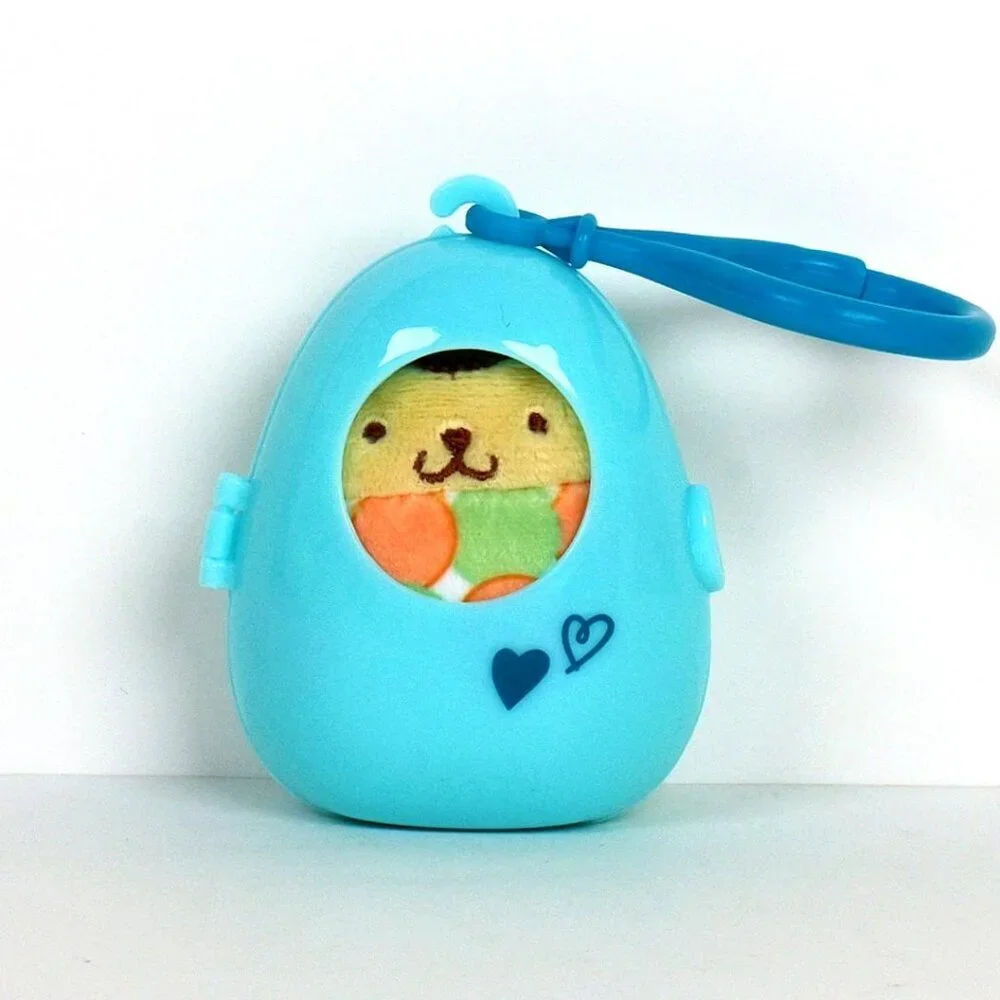 Hello Kitty & Friends Cutie Beans Series 3‎ - Pompompurin with Blue Clip Case